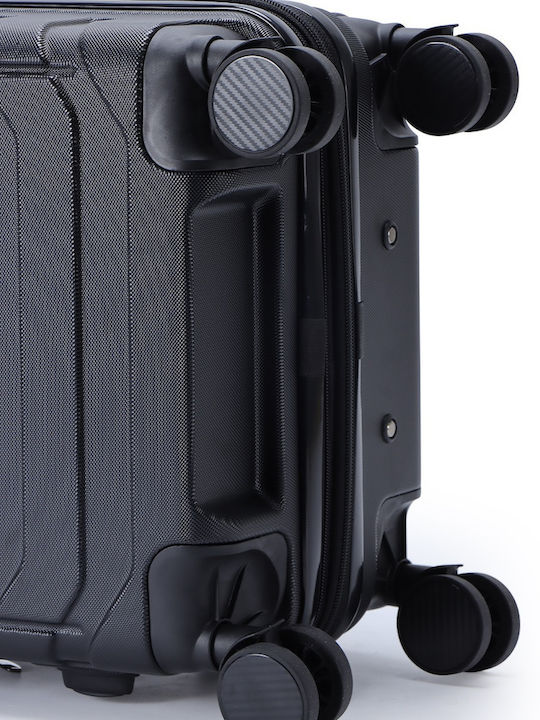 Lavor 1-602 Medium Travel Suitcase Hard Black with 4 Wheels Height 65cm 1-602