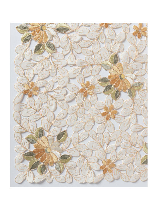 Silk Fashion Fustă Pătrată Tăiat 8205 Bej 85x85cm