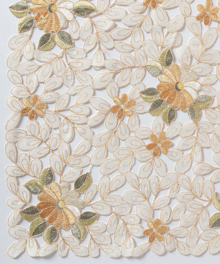 Silk Fashion Καρέ 8205 Κοφτό Μπεζ 85x85εκ.