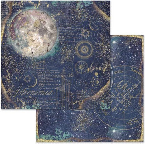 Stamperia Листа Scrapbooking Двулицево 190гр/кв.м 10 листове 10бр