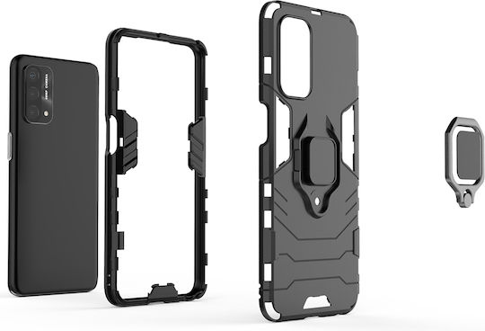 Techsuit Back Cover Σιλικόνης Μαγνητικό Μαύρο (Oppo A74)