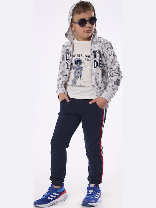 Hashtag Kids Sweatpants Set Gray