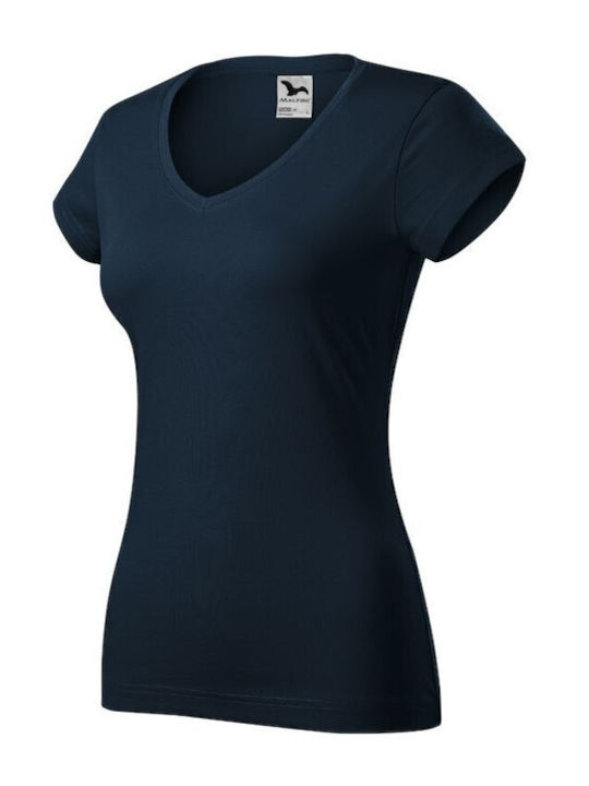 Malfini Women's Short Sleeve Promotional T-Shirt Navy Blue