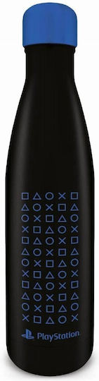 Pyramid International PlayStation Symbol Pattern Μπουκάλι Θερμός Ανοξείδωτο 540ml Μαύρο