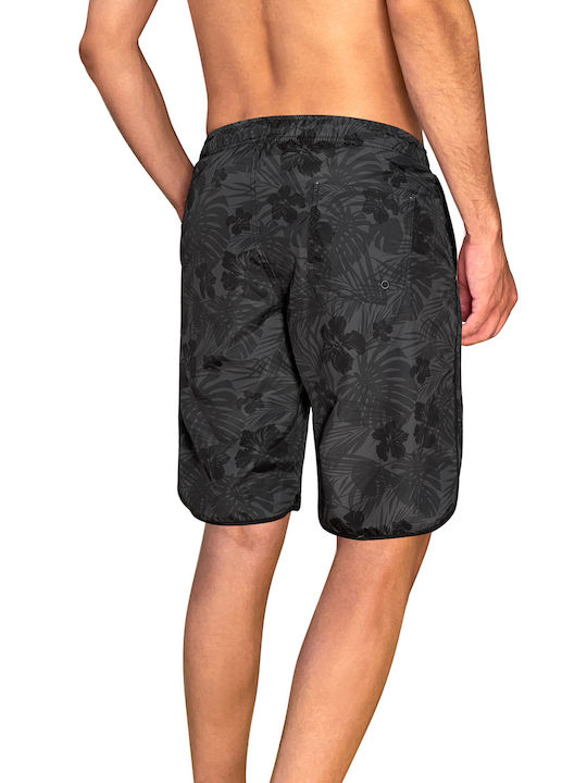 3Guys 12-4608A Men's Swimwear Bermuda Black 1-123-1-12-4608A