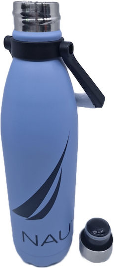 Nautica Μπουκάλι Θερμός Ανοξείδωτο 750ml Sky Blue