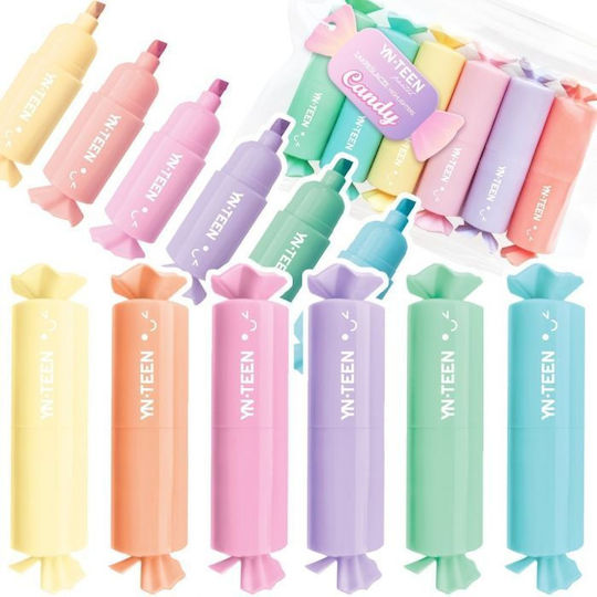 interDRUK Candy Highlighters 6pcs