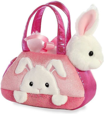 Aurora World Plüschhäschen Κουνελάκι σε Τσαντάκι Peek-a-Boo 20 cm.