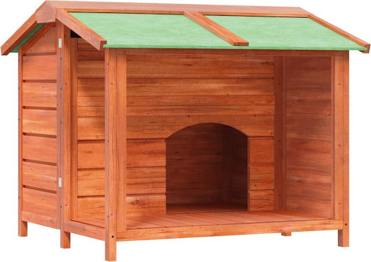 vidaXL Hundehaus Hölzernes Außenbereich Braun 96x87x80.5cm
