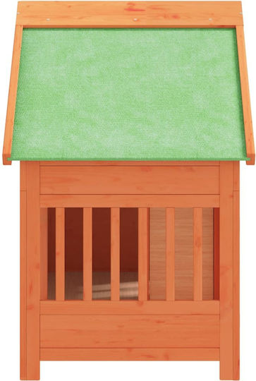 vidaXL Dog House Wooden Outdoor Brown 96x60.5x87cm