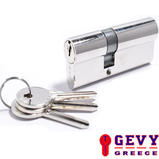 Gevy Цилиндър за ключалка 75мм (30-45) Сребрист
