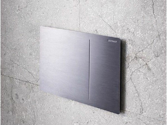 Geberit Sigma 70 Πλακέτα για Καζανάκια Μονής Λειτουργίας Inox