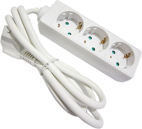 Electropack Steckdosenleiste 3 Positionen mit Kabel 1.5m
