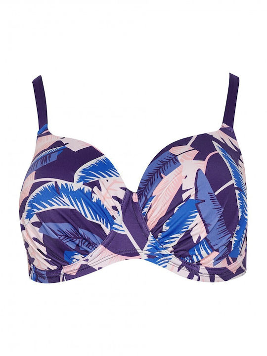 Bikini Top F Cup Purple Style