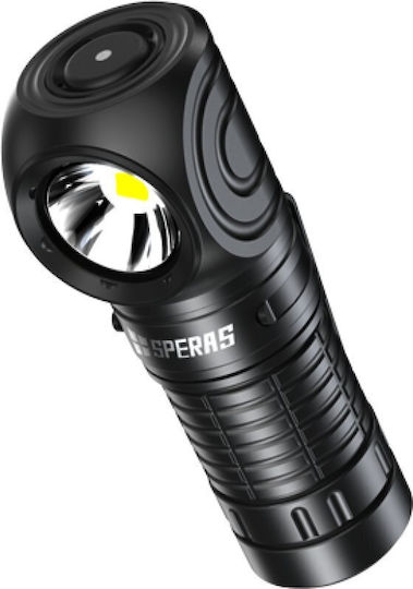 Speras Rechargeable Flashlight LED IP68 with Maximum Brightness 1320lm SP-M2R-35