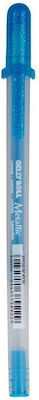 Sakura Gelly Roll® Metallic Stift nullmm mit Hellblau Tinte