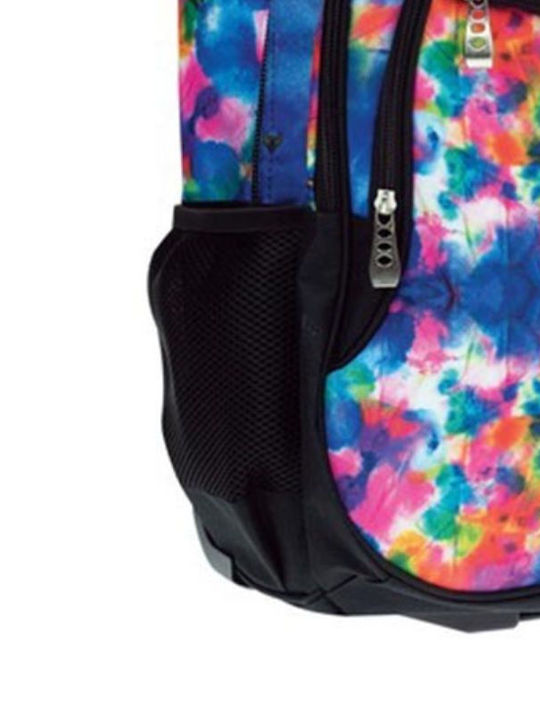 Back Me Up Tie Dye School Bag Trolley Elementary, Elementary Multicolored 30lt