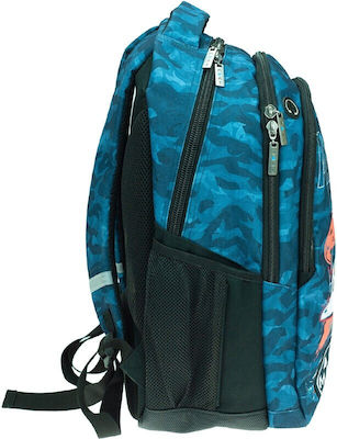 Back Me Up Sons Sharkman Schulranzen Rucksack Junior High-High School Mehrfarbig 30Es