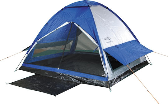 Panda Junior Breeze 4 Summer Camping Tent Igloo Blue for 4 People 210x240x160cm