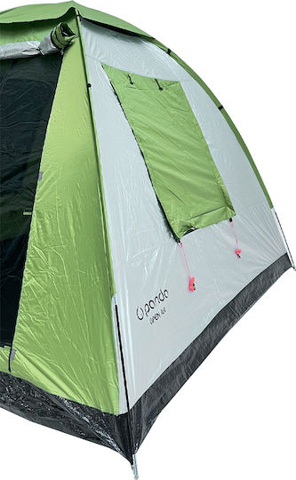 Panda Open Air Summer Camping Tent Igloo Green for 4 People 240x240x175cm
