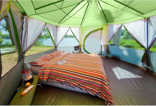 Coleman Octagon 8 Σκηνή Camping Ορειβασίας Πράσινη με Διπλό Πανί 3 Εποχών για 8 Άτομα Αδιάβροχη 2000mm 396x429x208εκ.