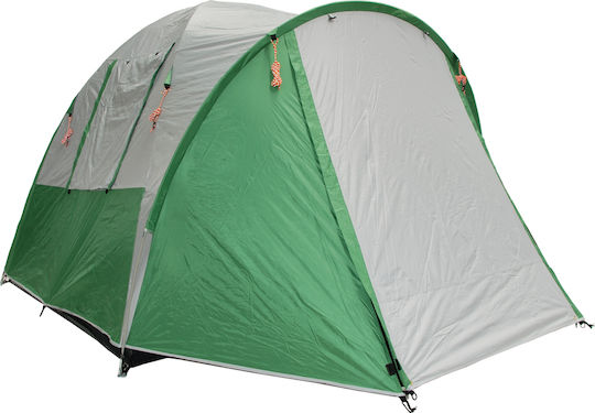 Bigfour Quatro Camping Tent Tunnel Green with Double Cloth 3 Seasons for 4 People 220x240x180cm