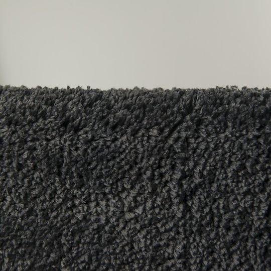 Sealskin Rutschfest Badematte Mikrofaser Rechteckig Angora 293990414 Grey 70x140cm