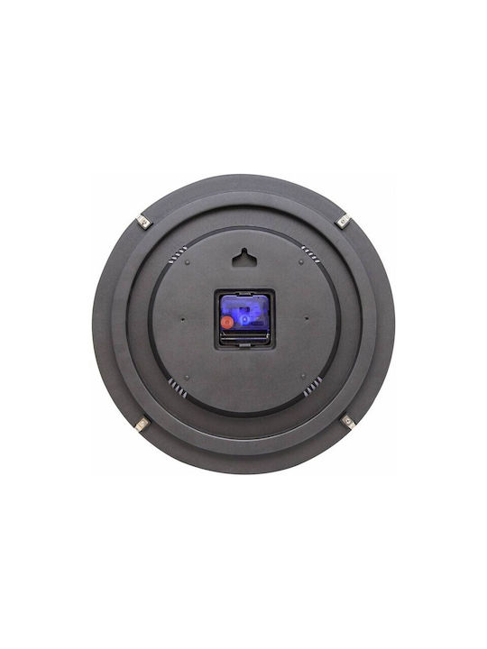 Nextime Silent Ceas de Perete Sticlă Multicolor Ø70cm