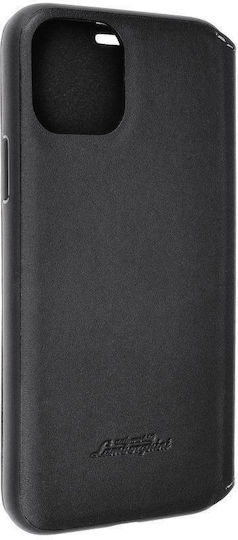 Lamborghini Buchen Sie Synthetisches Leder Schwarz (iPhone 11 Pro)