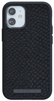 Njord Back Cover Δερματίνης Μαύρο (iPhone 12 / 12 Pro)