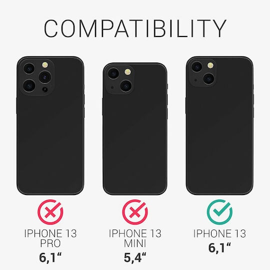 Kalibri Back Cover Σιλικόνης Γκρι (iPhone 13)