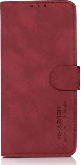 Khazneh Litchi Skin Texture Leather Wallet Δερματίνης Κόκκινο (Google Pixel 7Realme 7 5G)