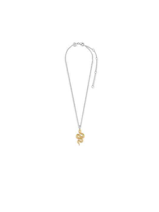 Ti Sento Necklace from Gold Plated Silver