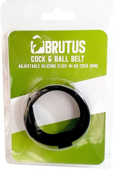 Brutus Пръстен Петел Силикон Черен
