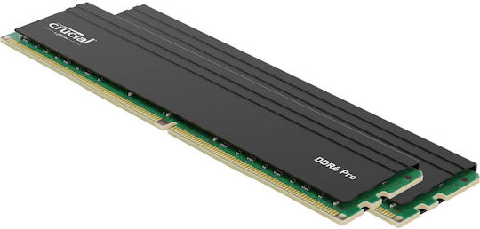 Crucial Pro DDR4 32GB RAM with 2x16GB Modules and Speed 3200 for