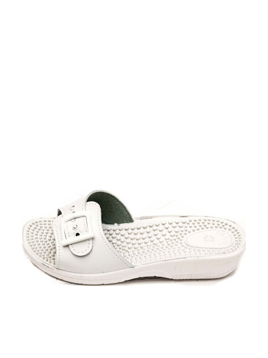 Sanitaire Women's Anatomic Clogs White