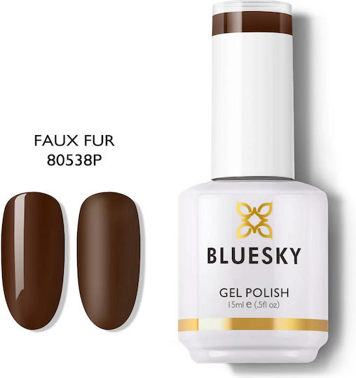 Bluesky 805 Ημιμόνιμο Βερνίκι Νυχιών Faux Fur 80538 15ml