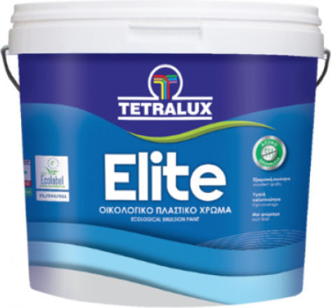 Tetralux Elite Plastic Ecological Paint for Interior Use White 10lt