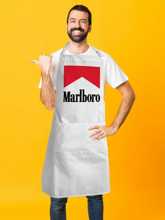 Koupakoupa Ποδιά Κουζίνας Λευκή KP_6046_APRON-BBQ-ADULT