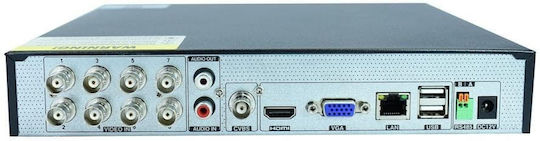 TVT 8-Channel Surveillance Video Recorder HVR Full HD+ TD-2108NS-HC