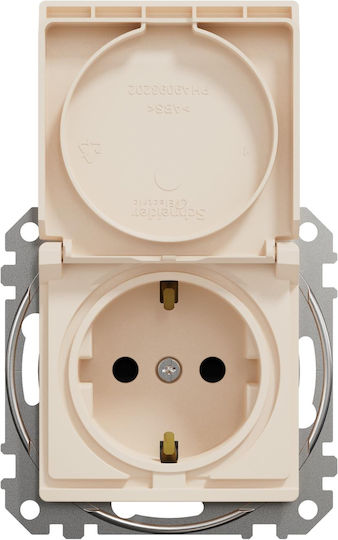 Schneider Electric Sedna Design Single Power Safety Socket Beige