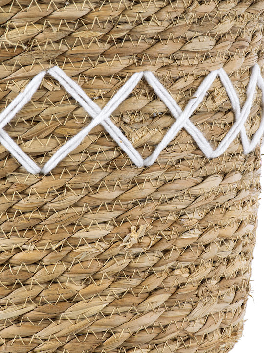 GloboStar Zakynthos Planter Beige with Stand 20cm.