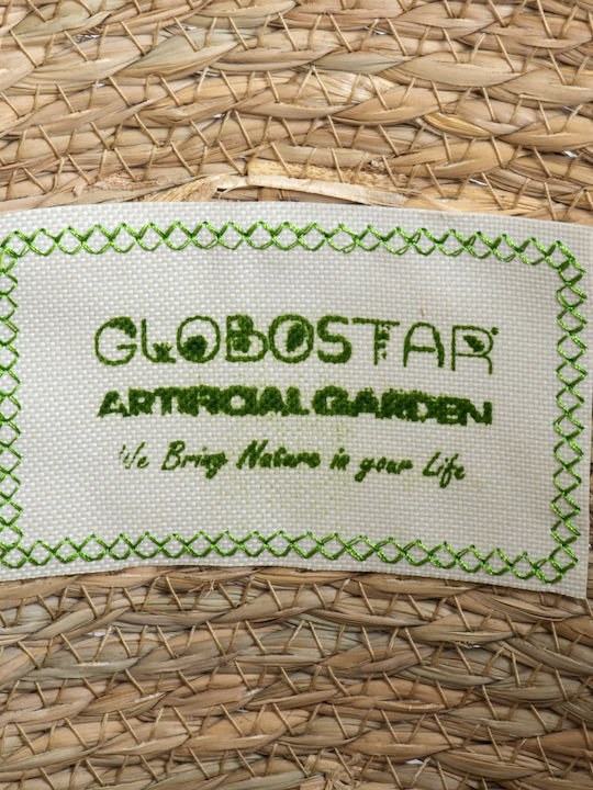 GloboStar Zakynthos Planter Beige with Stand 20cm.