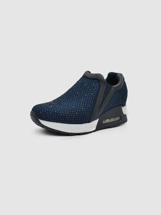 Joya Γυναικεία Sneakers Navy Μπλε