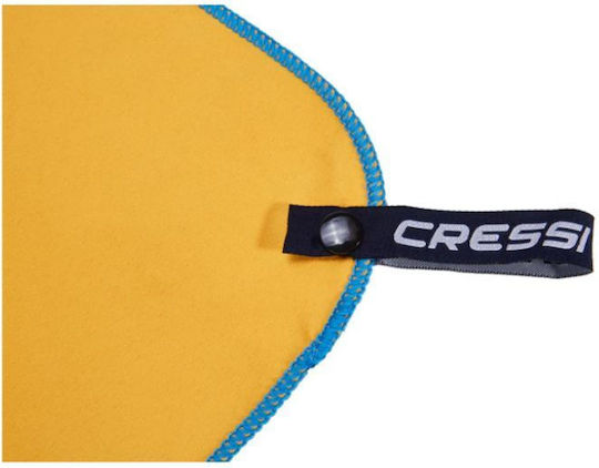 CressiSub Telo Mare Microfiber Body Towel with Case Yellow 160x80cm