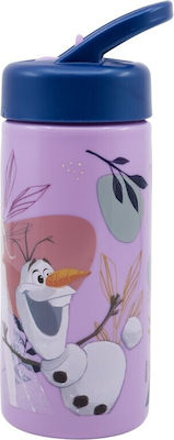 Stor Frozen Trust The Journey Kinder Trinkflasche Gefroren Kunststoff Lila 410ml