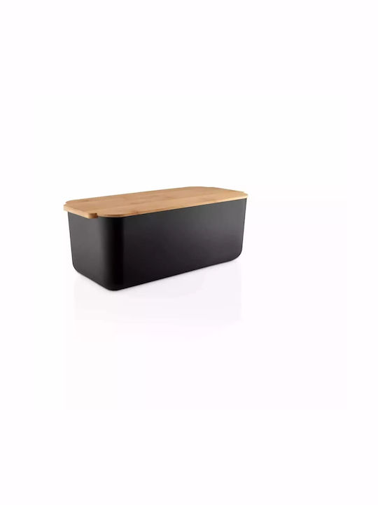 Eva Solo Bread Box with Lid Plastic Black 42x19x15.5cm