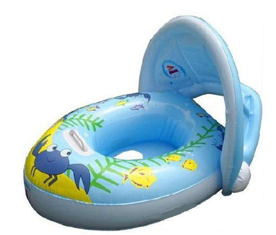 Kids Swim Trainers with Length 85cm and Light Blue Sunshade SunSmart