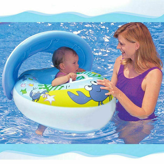 Kids Swim Trainers with Length 85cm and Light Blue Sunshade SunSmart