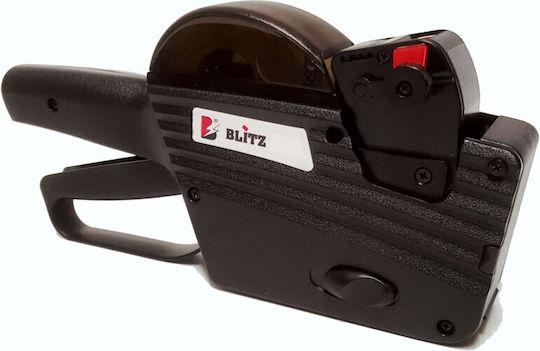 Blitz T107 Mechanical Handheld Label Maker 2 Row in Black Color